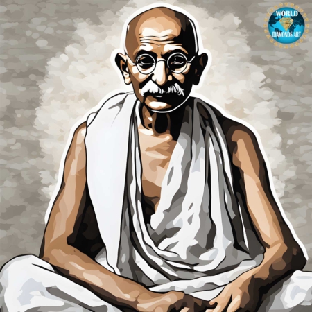 100008 Gandhi In The Light Of Contemplation