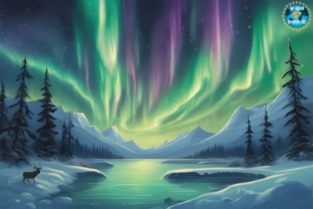 100043 Aurora Borealis A Winter's Tale
