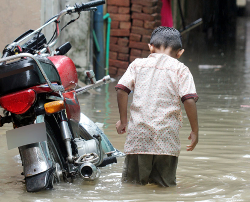 Spenden Flut Wasser